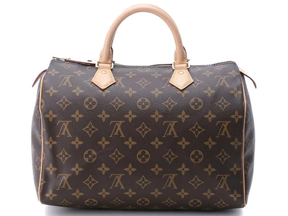 LOUIS VUITTON bag handbag Speedy Monogram Leather Brown